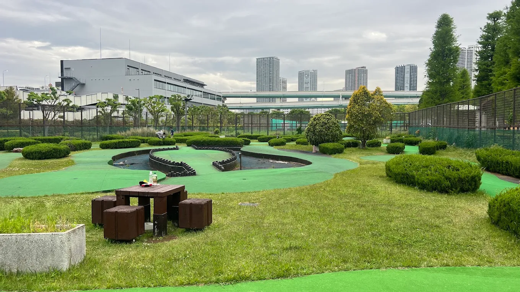 辰巳の森海浜公園のパターゴルフ