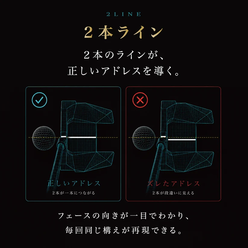 クロスパットパター